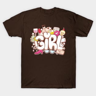 girl doodle T-Shirt